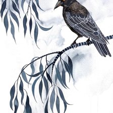 Схема вышивки «Pássaro.»