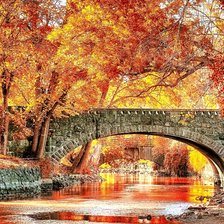 Схема вышивки «Paisagem de outono.»