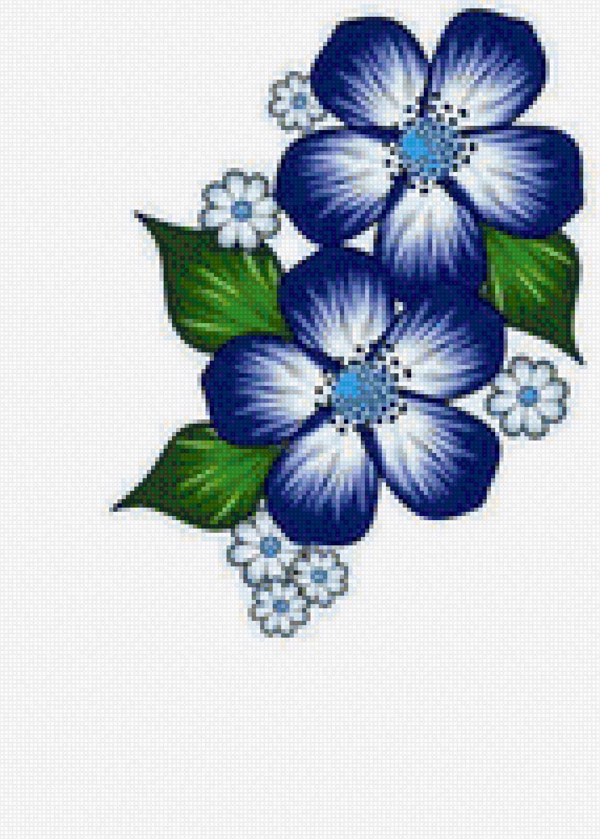 Flores - mariposas - предпросмотр