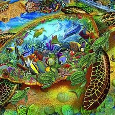 Схема вышивки «Черепаха»