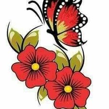 Схема вышивки «Flores»