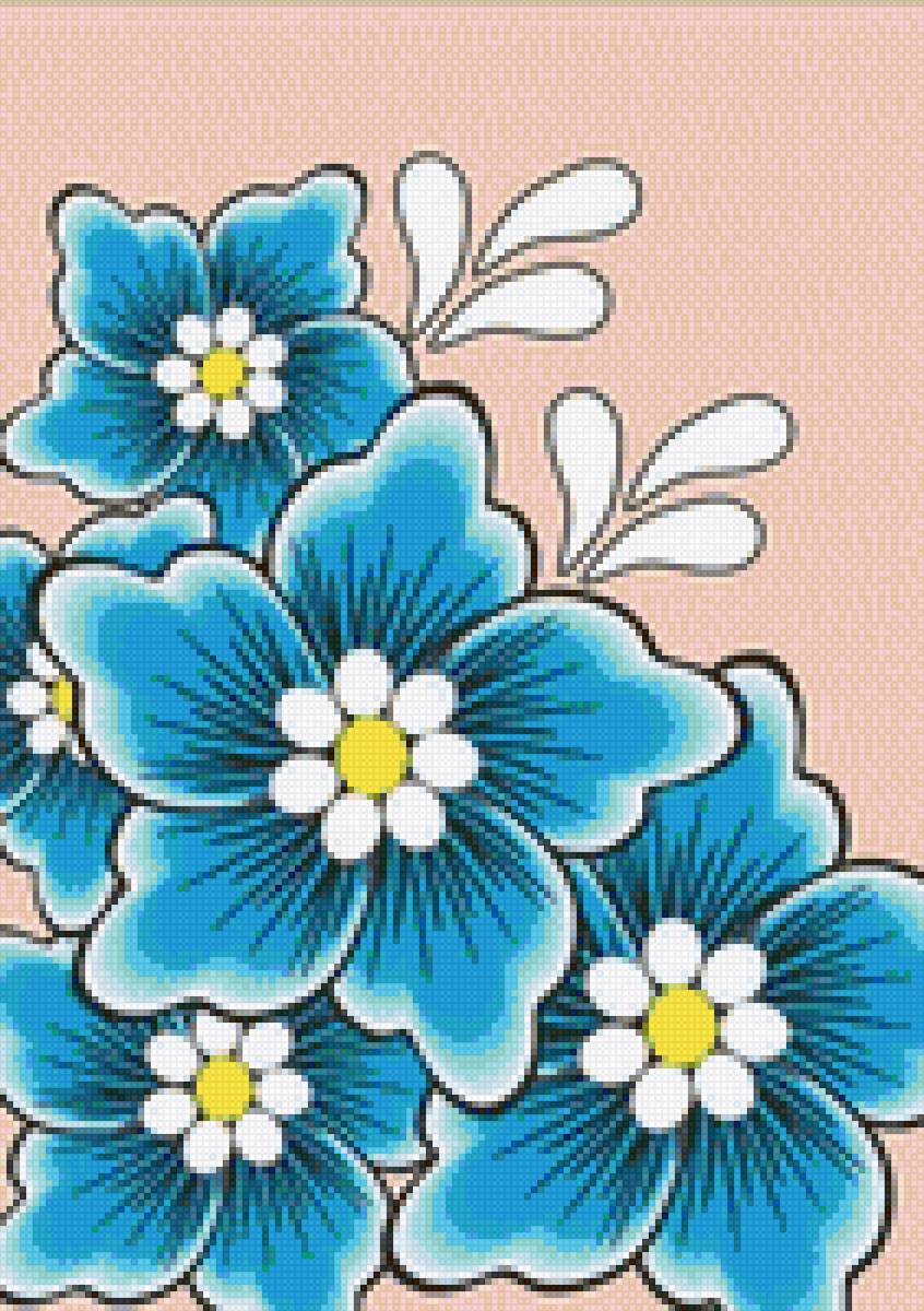 Flores - mariposas - предпросмотр