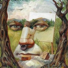 Схема вышивки «Rostros»