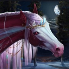 Схема вышивки «Луна»