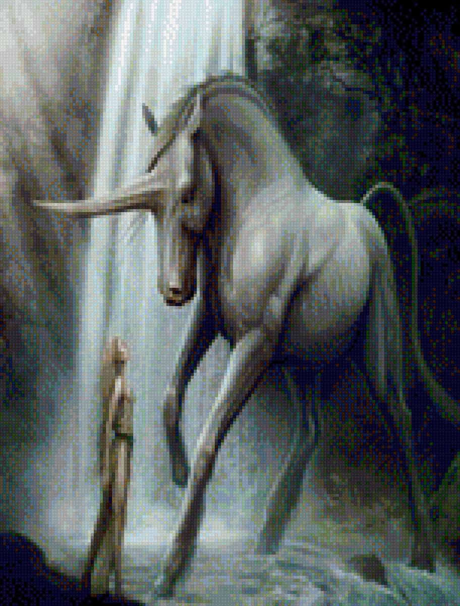 Единорог - лошади, миф - предпросмотр