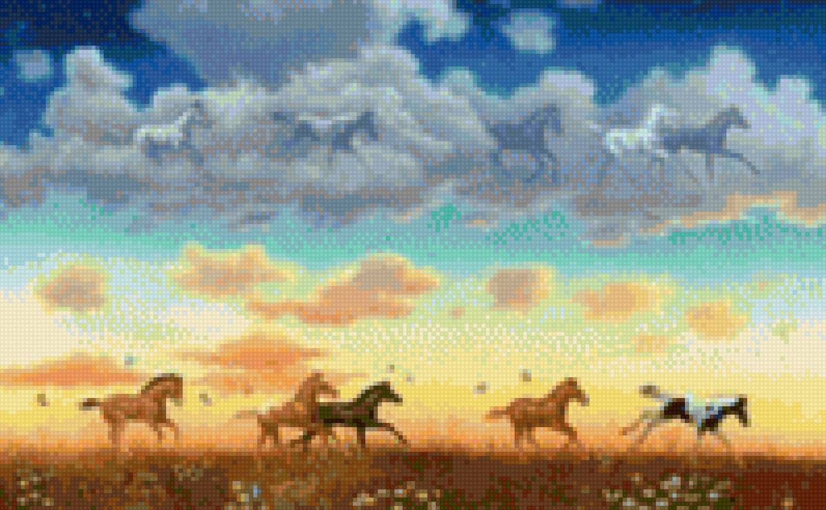 Жеребята - лошади, миф - предпросмотр