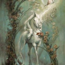 Схема вышивки «Единорог»