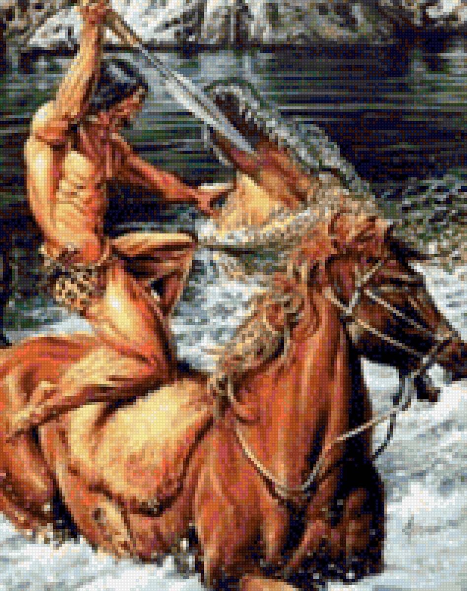 Битва - лошади, миф - предпросмотр