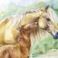 Схема вышивки «Мать и дитя»