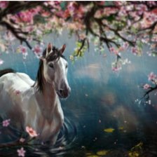 Схема вышивки «В озере»