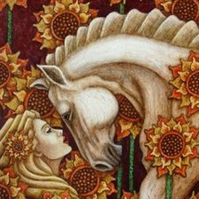 Схема вышивки «Подсолнухи»