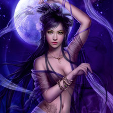 Схема вышивки «Ночная фея»