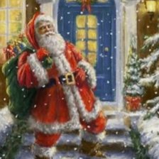 Схема вышивки «santa»