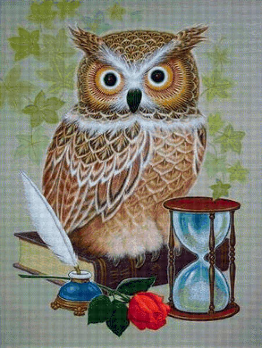 Филин - птицы, филин, сова - предпросмотр
