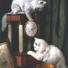 Схема вышивки «Белые котята»