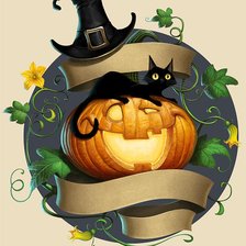 Схема вышивки «Хэллоуин»