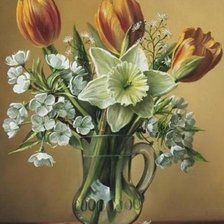 Схема вышивки «Цветы»