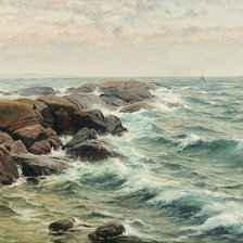 Схема вышивки «Залив»