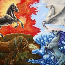 Схема вышивки «Стехии земли»