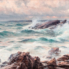 Схема вышивки «После шторма»