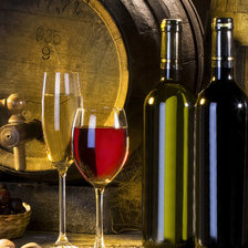 Схема вышивки «Винный натюрморт»