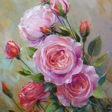 Схема вышивки «Розы»