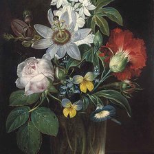 Схема вышивки «цветы»