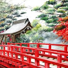 Схема вышивки «Японский мотив»