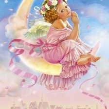 Схема вышивки «С днем ангела»