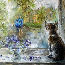 Схема вышивки «после дождя»