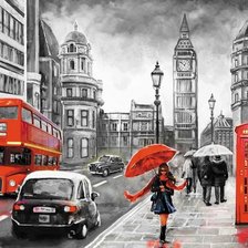 Схема вышивки «Лондон»