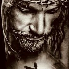 Схема вышивки «Jesus»