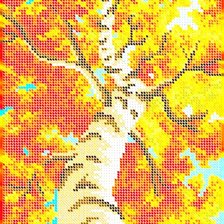 Схема вышивки «Осенний лес»