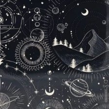 Схема вышивки «Cosmos»