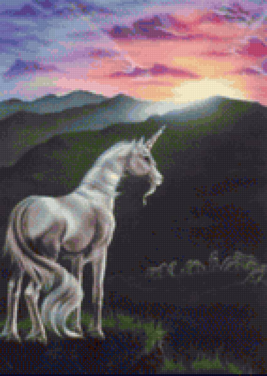 Единорог - миф, лошади - предпросмотр