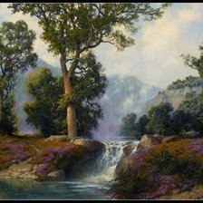 Схема вышивки «Пейзаж»