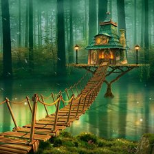 Схема вышивки «Тайное место»