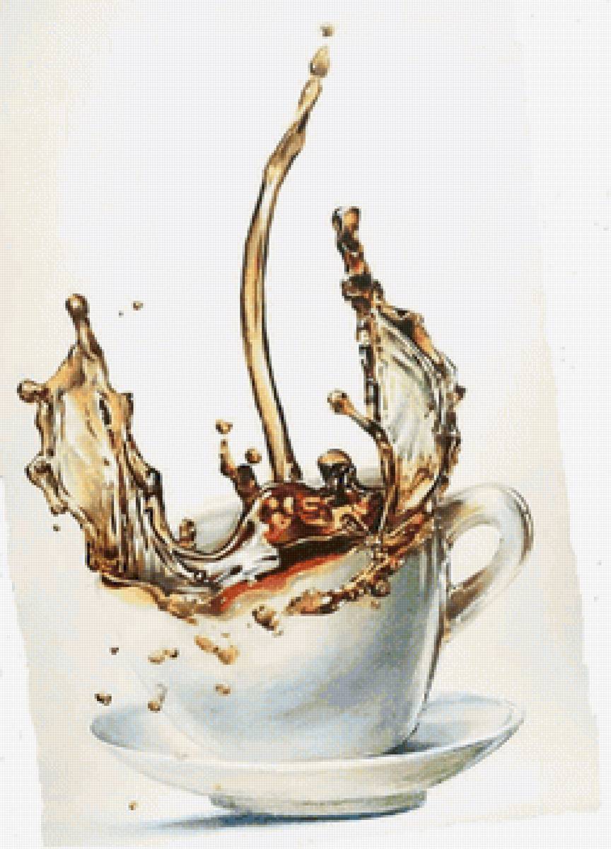 КАТЕРИНА БРОВКА. ВСПЛЕСК КОФЕ.-1 - напитки - предпросмотр