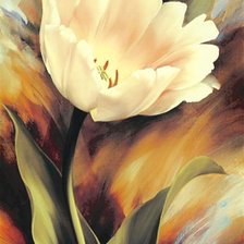 Схема вышивки «Белый тюльпан. Игорь Левашов»