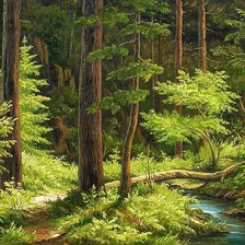 Схема вышивки «Пейзаж»