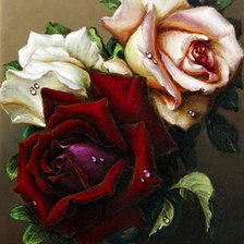 Схема вышивки «Розы. Ирина Клестова»