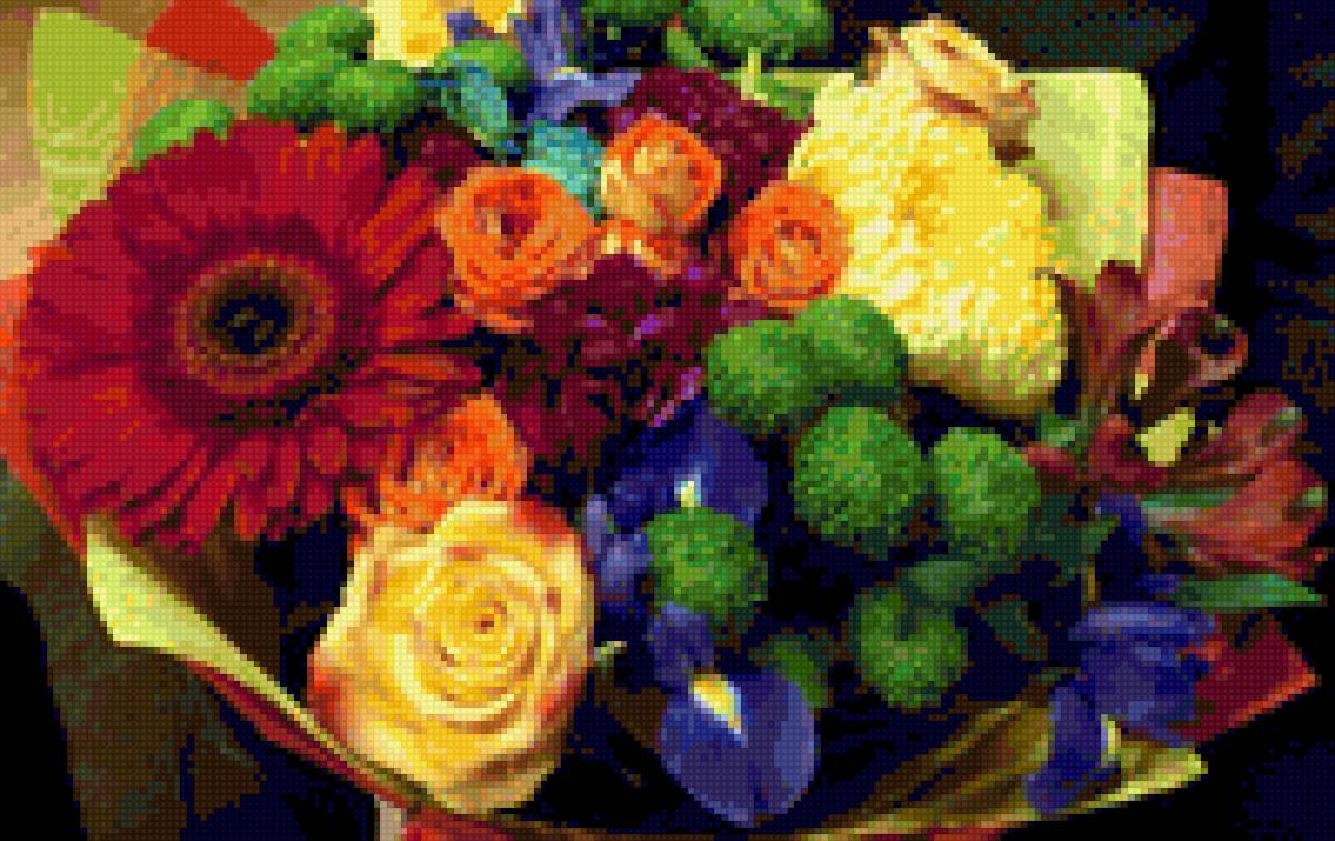 Букет - цветы - предпросмотр