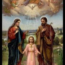 Maica Domnului si parintii sai,Ioachim si Ana;