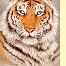 Схема вышивки «Серия "Хищники". Тигр»