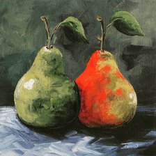 Схема вышивки «Две груши»