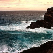 Схема вышивки «Море»