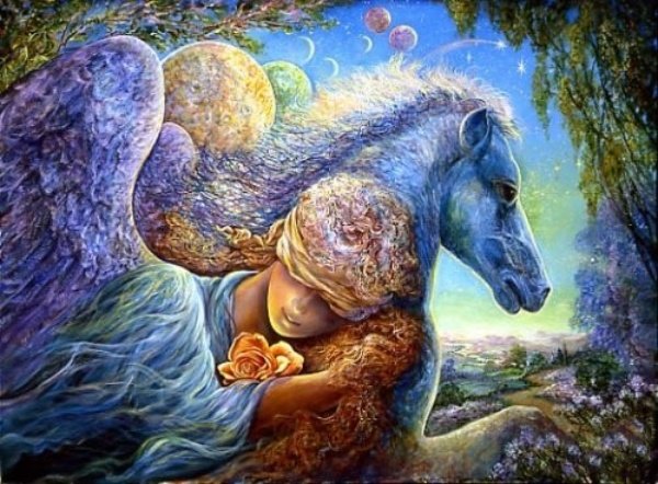 Жозефина Уолл картины - фэнтези, картина, девушка - оригинал