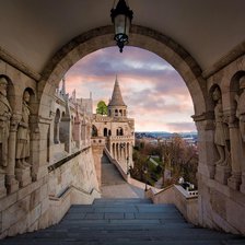 Схема вышивки «Улица»