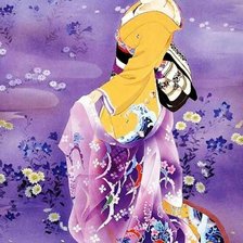 Схема вышивки «Гейша»