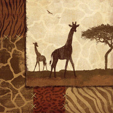 Схема вышивки «Савана Африка»